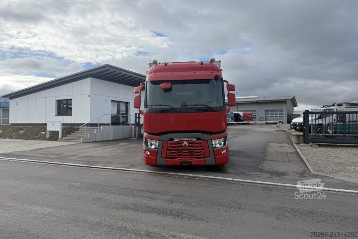 Autocarro con pianale e telone Renault T460.18 4x2R E6 Plane/HB / Swiss-Vehicle