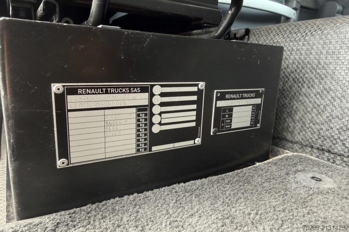 Autocarro con pianale e telone Renault T460.18 4x2R E6 Plane/HB / Swiss-Vehicle