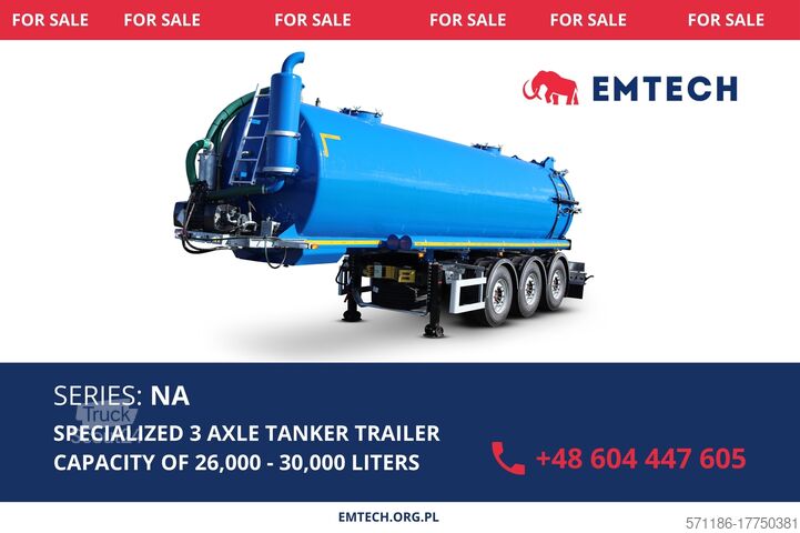 Ημιρυμουλκούμενο χαμηλού φορτωτή EMTECH SERIES NA , MODEL 3.NBA-S 26000-28000L