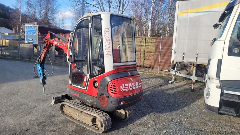 Mini ekskavatorius Neusson 1502 RD Krupp Hammer 4 x Löffel verbreit