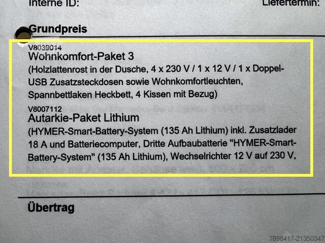 Camping-car semi-intégré Hymer MLT780