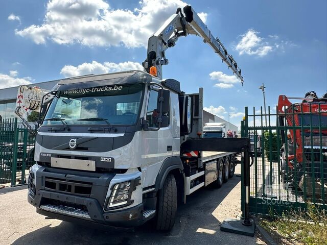 Open laadbak Volvo FMX 330 8x4 TRIDEM PRITSCHE + KRAN EFFER 265 / ...