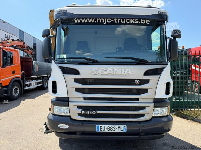Ladepritsche Scania P410 8x4 PRITSCHE + KRAN HIAB 244 EP-4 HIDUO - ...
