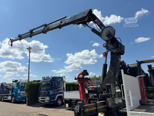 Ladepritsche Scania P410 8x4 PRITSCHE + KRAN HIAB 244 EP-4 HIDUO - ...