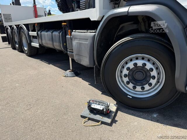 Навантажувальна платформа Scania P410 8x4 PRITSCHE + KRAN HIAB 244 EP-4 HIDUO - ...