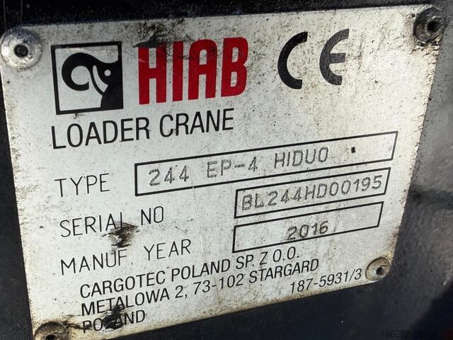Навантажувальна платформа Scania P410 8x4 PRITSCHE + KRAN HIAB 244 EP-4 HIDUO - ...