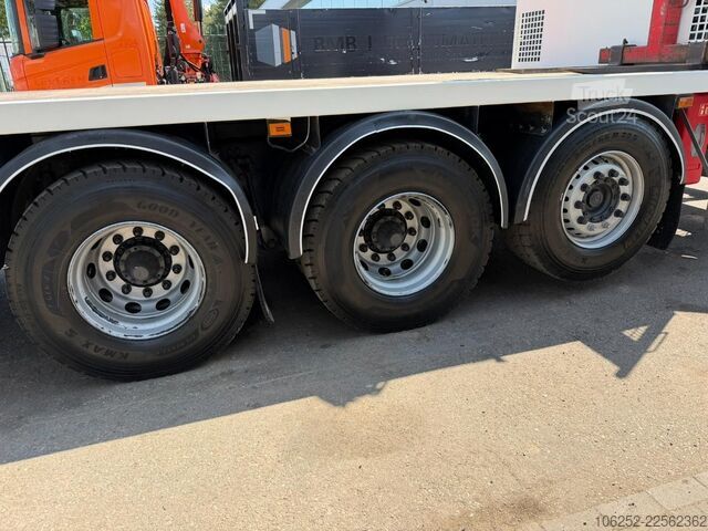 Навантажувальна платформа Scania P410 8x4 PRITSCHE + KRAN HIAB 244 EP-4 HIDUO - ...