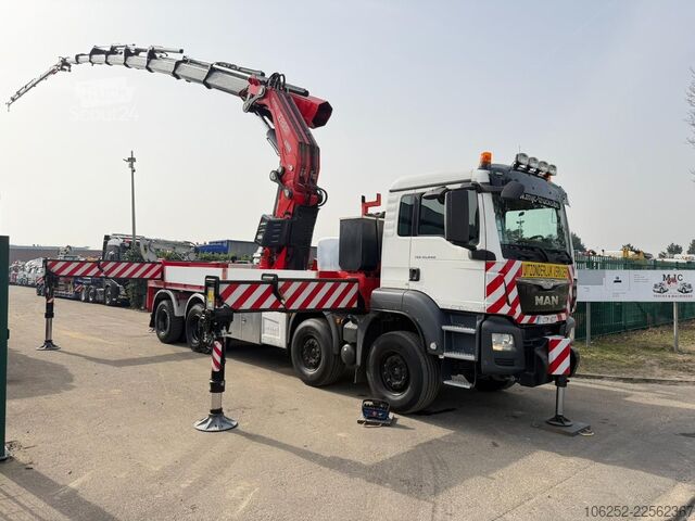 Darus teherautó MAN TGS 41.440 8x4 + (45m!) CRANE FASSI F2150 RAL 8...