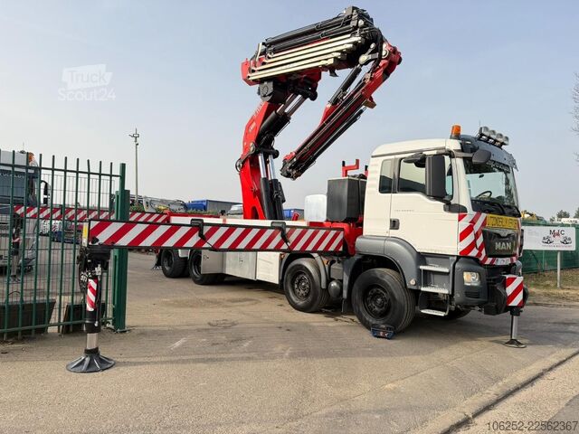 Darus teherautó MAN TGS 41.440 8x4 + (45m!) CRANE FASSI F2150 RAL 8...