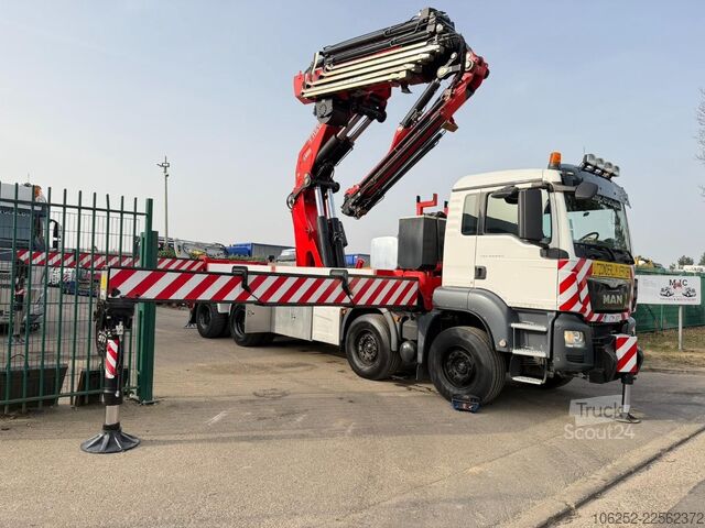 Darus teherautó MAN TGS 41.440 8x4 + (45m!) KRAN FASSI F2150 RAL 8+...