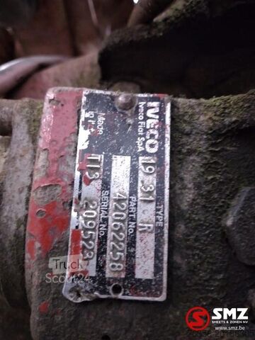 Chassisdeel Iveco Dubbele as 19/31R Iveco tandem