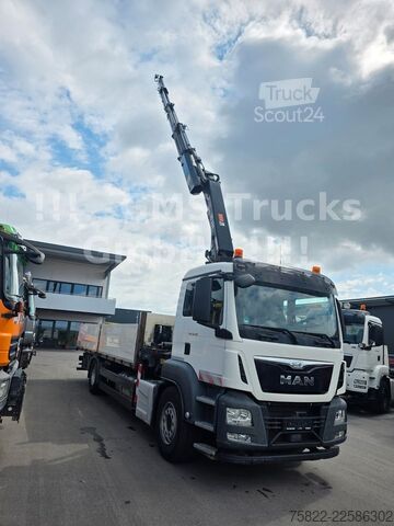 Plato nákladné auto MAN TGS 18.360 / 6,6m / Hiab 244 16m Kran