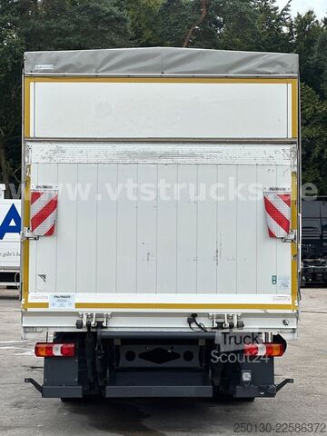 Gardinsidad skåpbil MERCEDES-BENZ Atego 816 4x2 Ladebordwand Bordwände