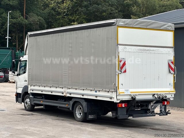 Gardinsidad skåpbil MERCEDES-BENZ Atego 816 4x2 Ladebordwand Bordwände