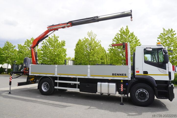 Platformă cu macara Iveco Stralis 310 / 34 tho km !!! / FASSI 4 t