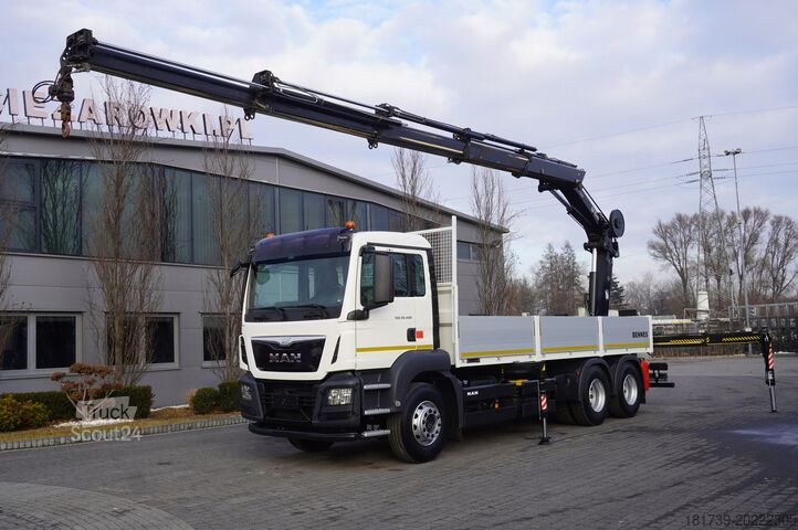 Broadside cu HDS MAN TGS 26.400/ HDS HIAB 244 EP-4 HIDUO 8.5t
