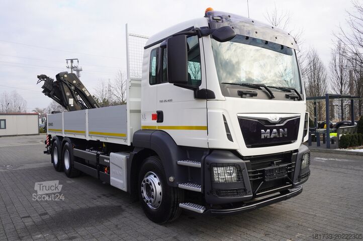 Broadside cu HDS MAN TGS 26.400/ HDS HIAB 244 EP-4 HIDUO 8.5t