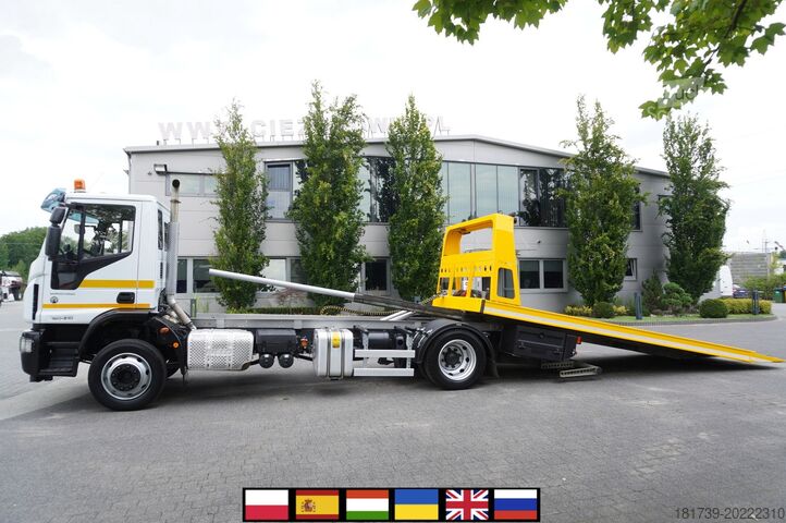 Platformă de macara coborâtă Iveco Eurocargo 160-210 / 75,000 km! / OMARS l