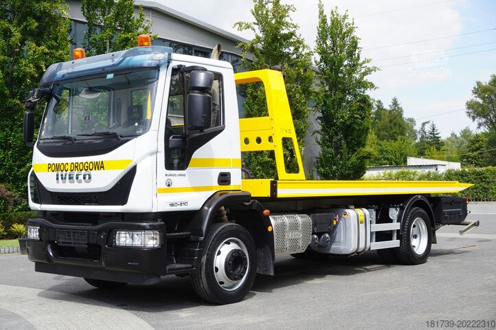 Platformă de macara coborâtă Iveco Eurocargo 160-210 / 75,000 km! / OMARS l