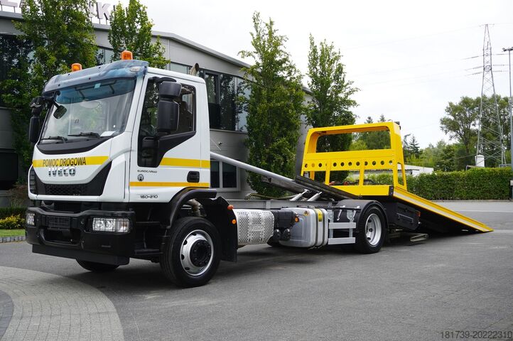 Platformă de macara coborâtă Iveco Eurocargo 160-210 / 75,000 km! / OMARS l