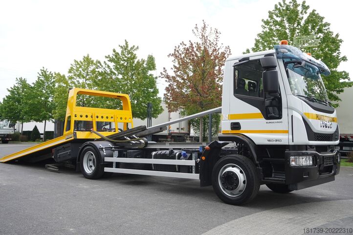 Platformă de macara coborâtă Iveco Eurocargo 160-210 / 75,000 km! / OMARS l