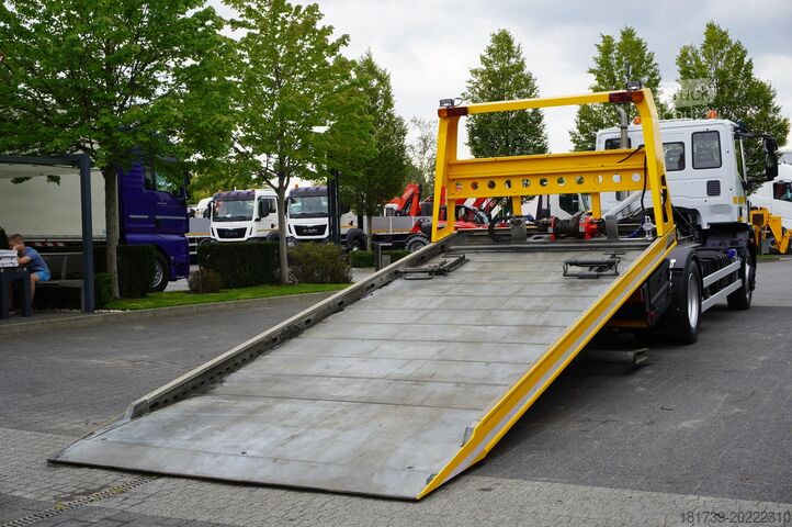 Platformă de macara coborâtă Iveco Eurocargo 160-210 / 75,000 km! / OMARS l