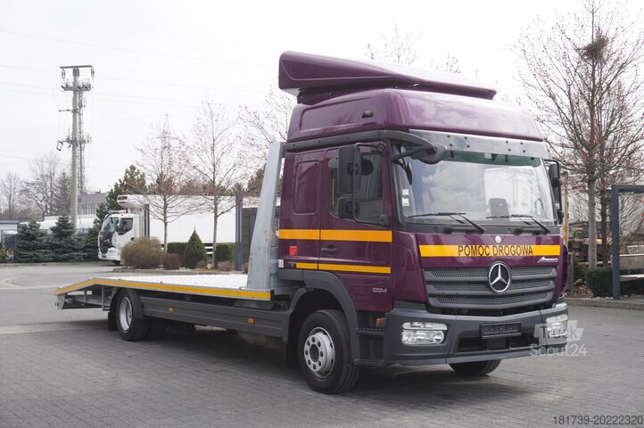 Camioane transportoare de vehicule Mercedes-Benz Atego 1224 / New galvanized tow truck