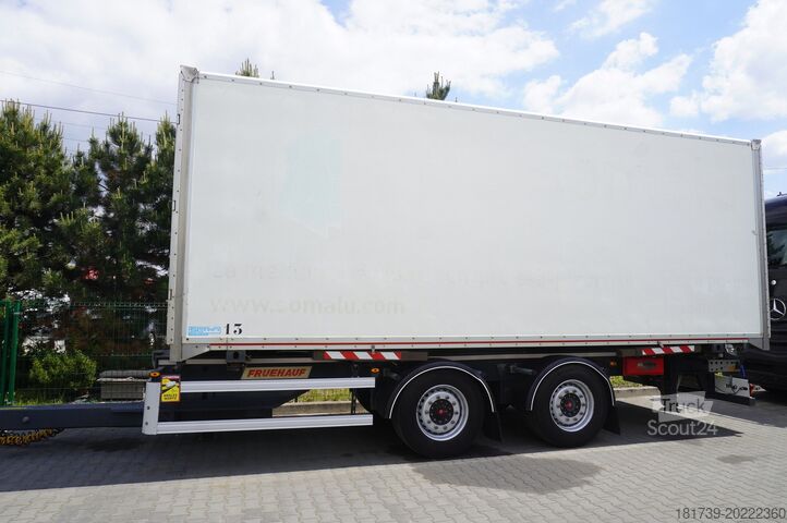 Ремарке за контейнери с преминаване през кола Fruehauf passthrough box trailer 18 EPAL / 2021 /