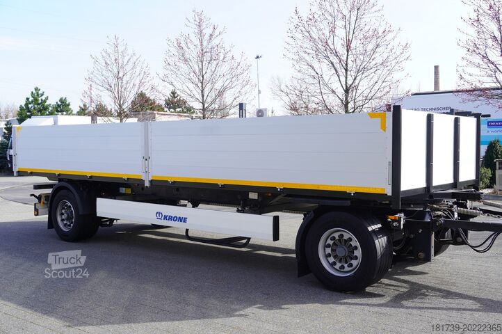 Строително ремарке Krone Krone Construction trailer /Flatbed 18 pallets
