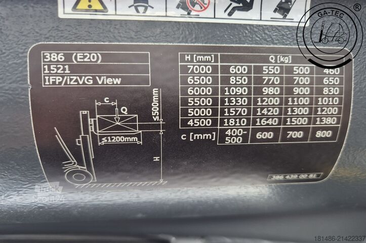 Elektromos 4-kerék Linde E20PL-02
