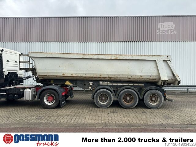 Semirimorchio ribaltabile Schmitz SKI 24 SL 7.2, Stahlmulde ca. 24m³, Liftachse