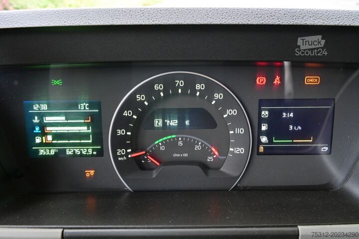 Platós teherautó ponyvával Volvo FM460  6x2 E6 DE TÜV LBW AHK Lenkachse