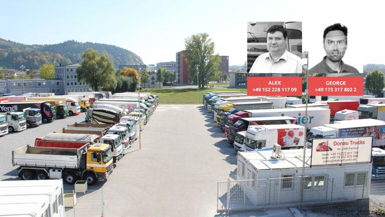 Platós teherautó ponyvával Volvo FM460  6x2 E6 DE TÜV LBW AHK Lenkachse