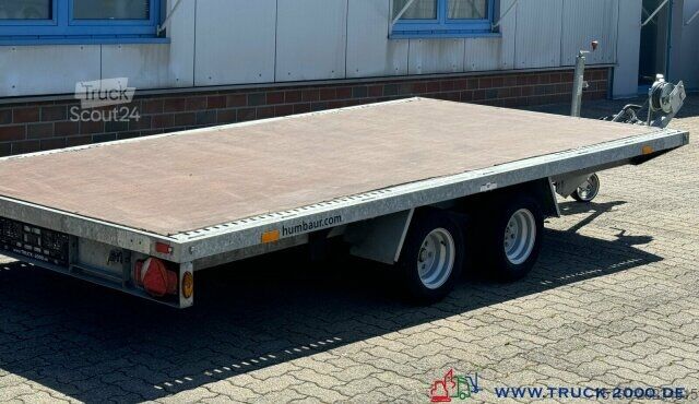 Autotransporter Anhänger Humbaur Imola Trailer 3.000Kg + Seilwinde 25m / 7 mm