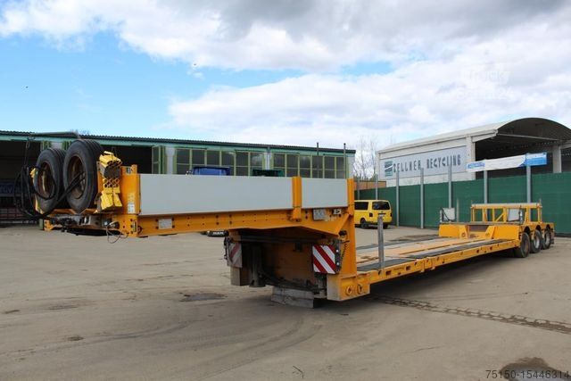 LÄglastarslÀpvagn FAYMONVILLE F-S43-1ACA TIEFBETT 8,5 m TELESKOPIERBAR Nr: 136