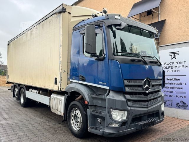 Samochód ciężarowy z plandeką typu platforma MERCEDES-BENZ 2548/Lenk-Lift/Retarder/Top-Zustand