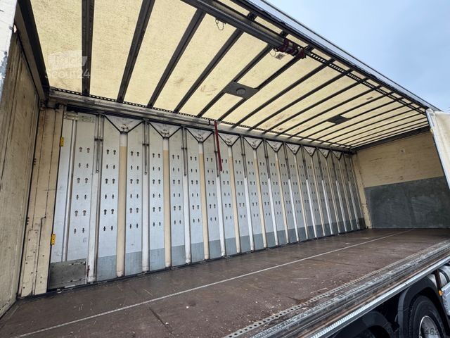 Tenteli düz yataklı kamyon MERCEDES-BENZ 2548/Lenk-Lift/Retarder/Top-Zustand