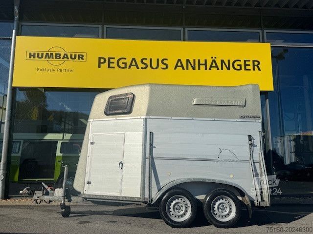 Remorque de transport de chevaux BÖCKMANN Big Champion 2 Pferdeanhänger 2,4tALU DS-Klappe