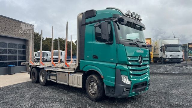 Houttransportwagen MERCEDES-BENZ Actros 2645 Holztransporter ohne Kran