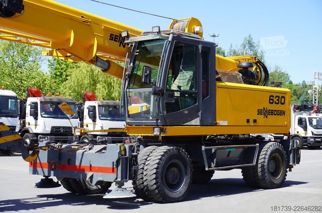 Terenska dvigalka - 4 enote Sennebogen 630 rough terrain crane / 30 m / 30 t