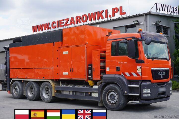 Imukaivinkone MAN TGS 35.440 8x4 / MTS SB299 vacuum excava