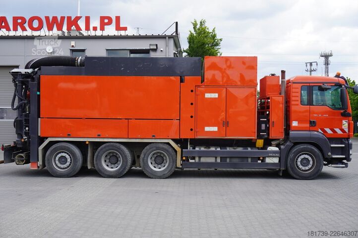 Imukaivinkone MAN TGS 35.440 8x4 / MTS SB299 vacuum excava