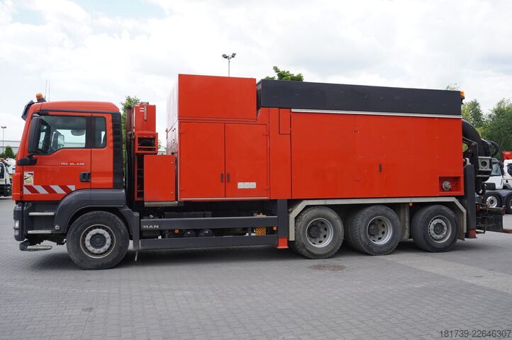 Imukaivinkone MAN TGS 35.440 8x4 / MTS SB299 vacuum excava