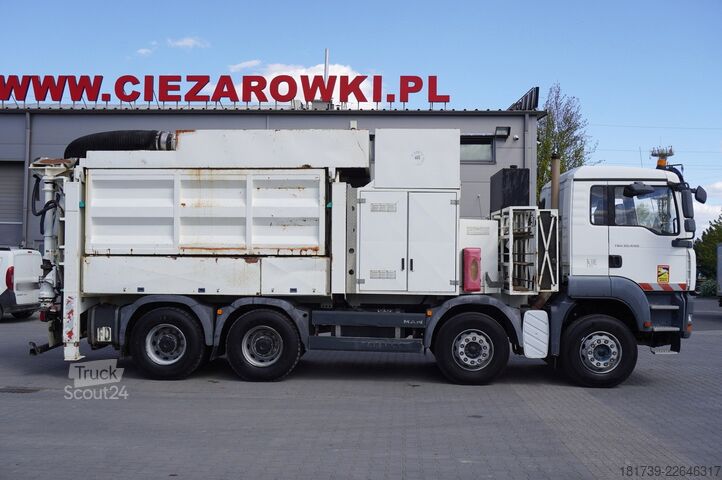 Imukaivinkone MAN TGA 35.440 8×4 / SB-106 vacuum excavator