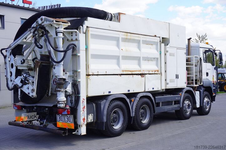 Imukaivinkone MAN TGA 35.440 8×4 / SB-106 vacuum excavator