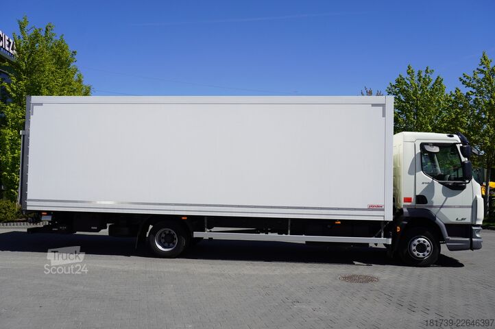 Contenedor DAF LF 12.210 18-pallet container with tail