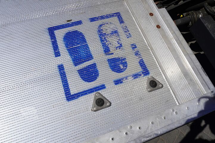 Contenedor DAF LF 12.210 18-pallet container with tail