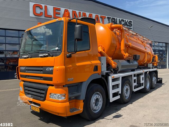Zuigvoertuig DAF FAX 85 CF 340 Droge stoffen blaas installatie J...