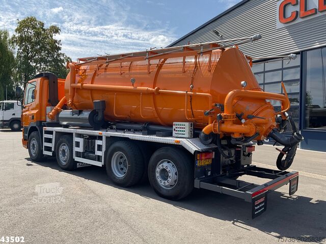 Zuigvoertuig DAF FAX 85 CF 340 Droge stoffen blaas installatie J...