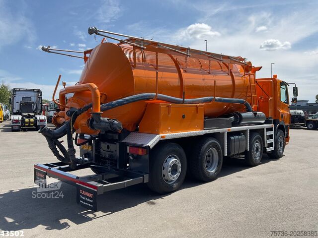 Zuigvoertuig DAF FAX 85 CF 340 Droge stoffen blaas installatie J...